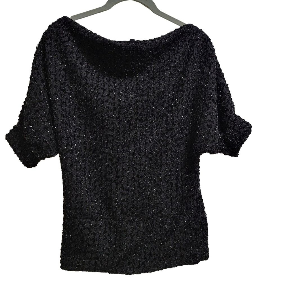 Voice‎ vintage sequined light sweater in sz sm
